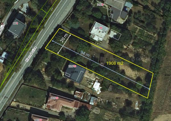 Pozemok na výstavbu rodinného domu, Veľaty, okr. Trebišov