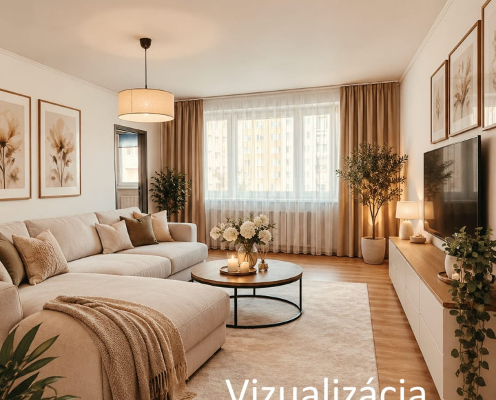 3-izbový, príjemný, svetlý byt, Prešov